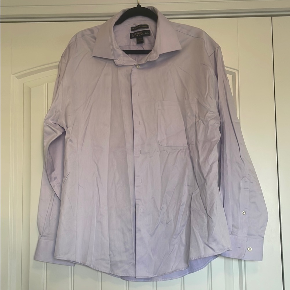 Alfred Sung Men's Lavender Dress Shirt